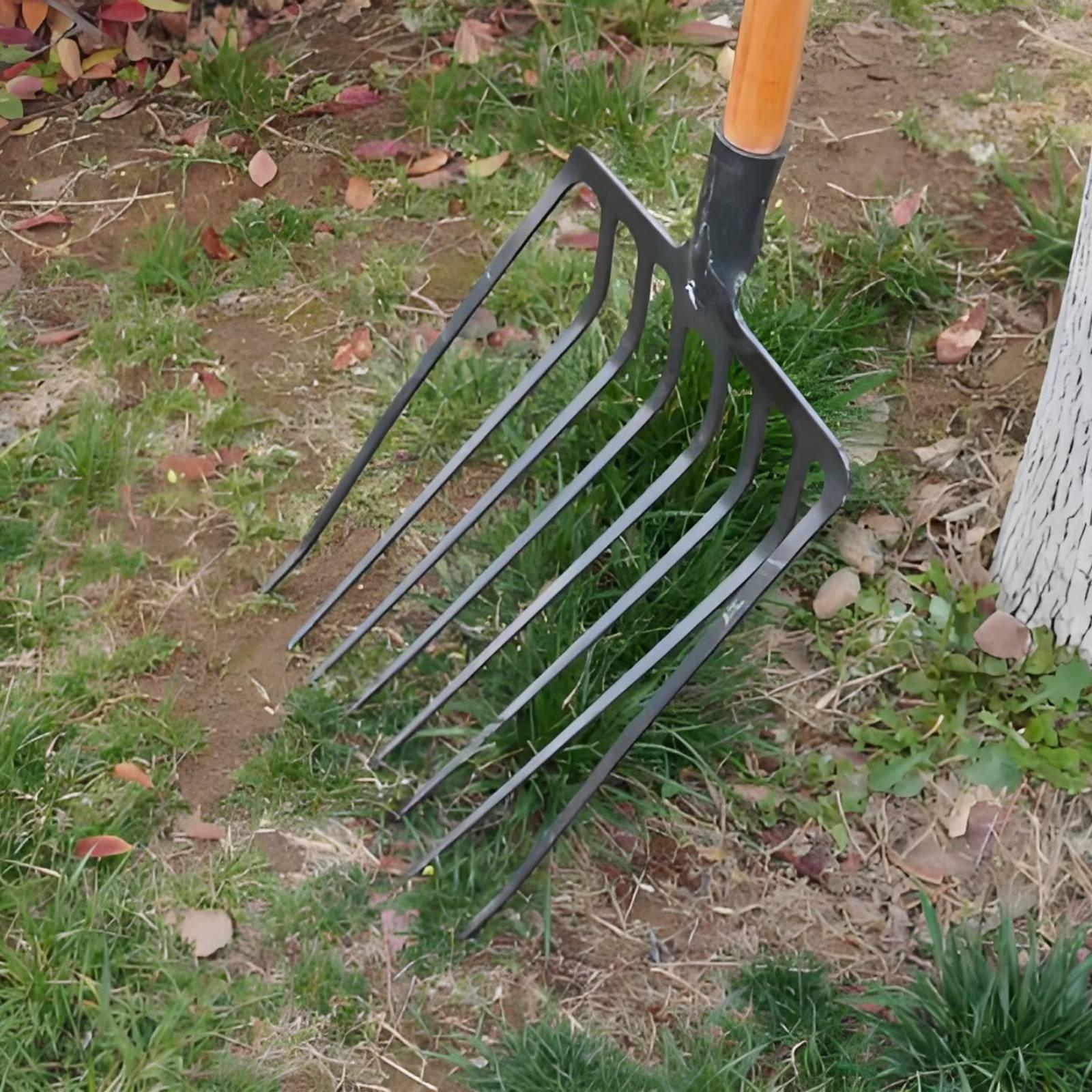 ส้อมเกษตรเหล็กแมงกานีส งานหนัก - Farming Tools For Agriculture บทวิจารณ์และราคา